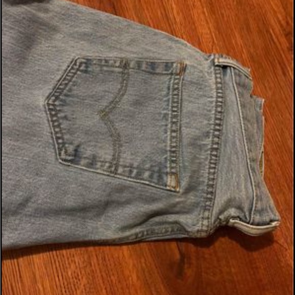 Button up Levis Jeans 501 W33 L 34 - Picture 3 of 5